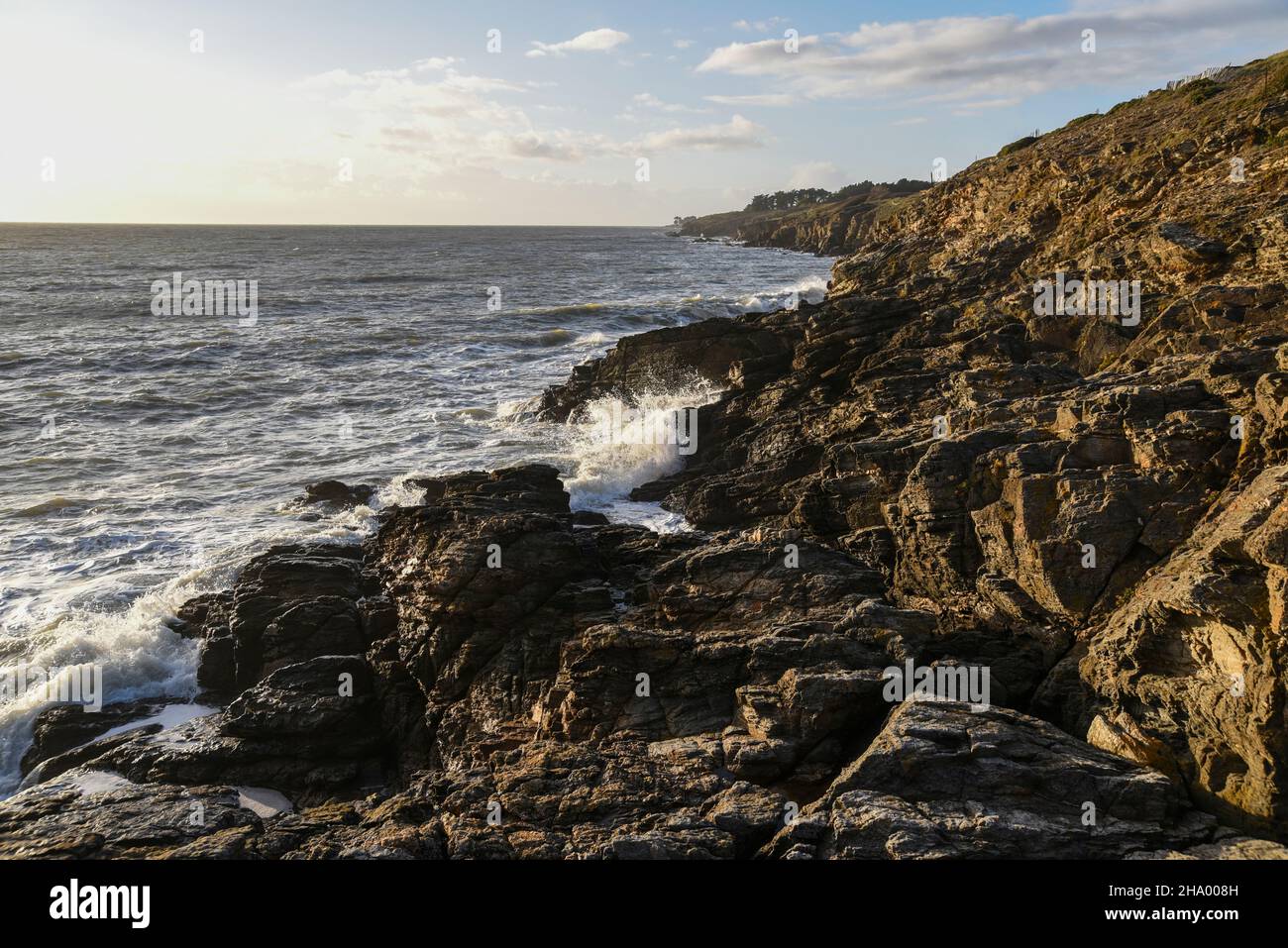 Brittany france coast line hi-res stock photography and images - Alamy