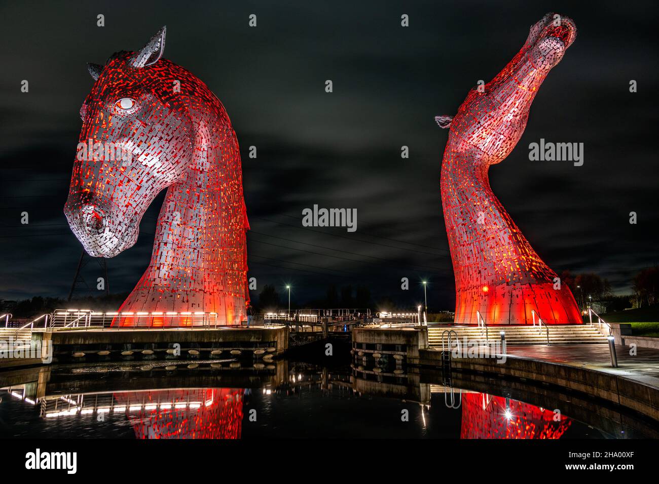 The Kelpies Falkirk Scotland Uk Stock Photo Alamy