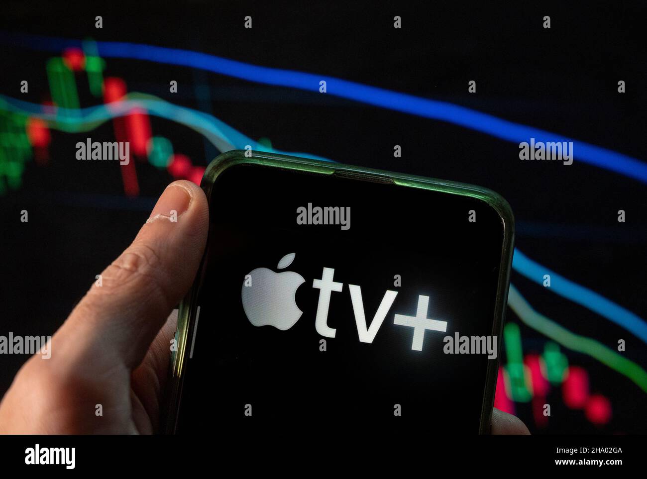 Apple tv plus logo hi-res stock photography and images - Alamy