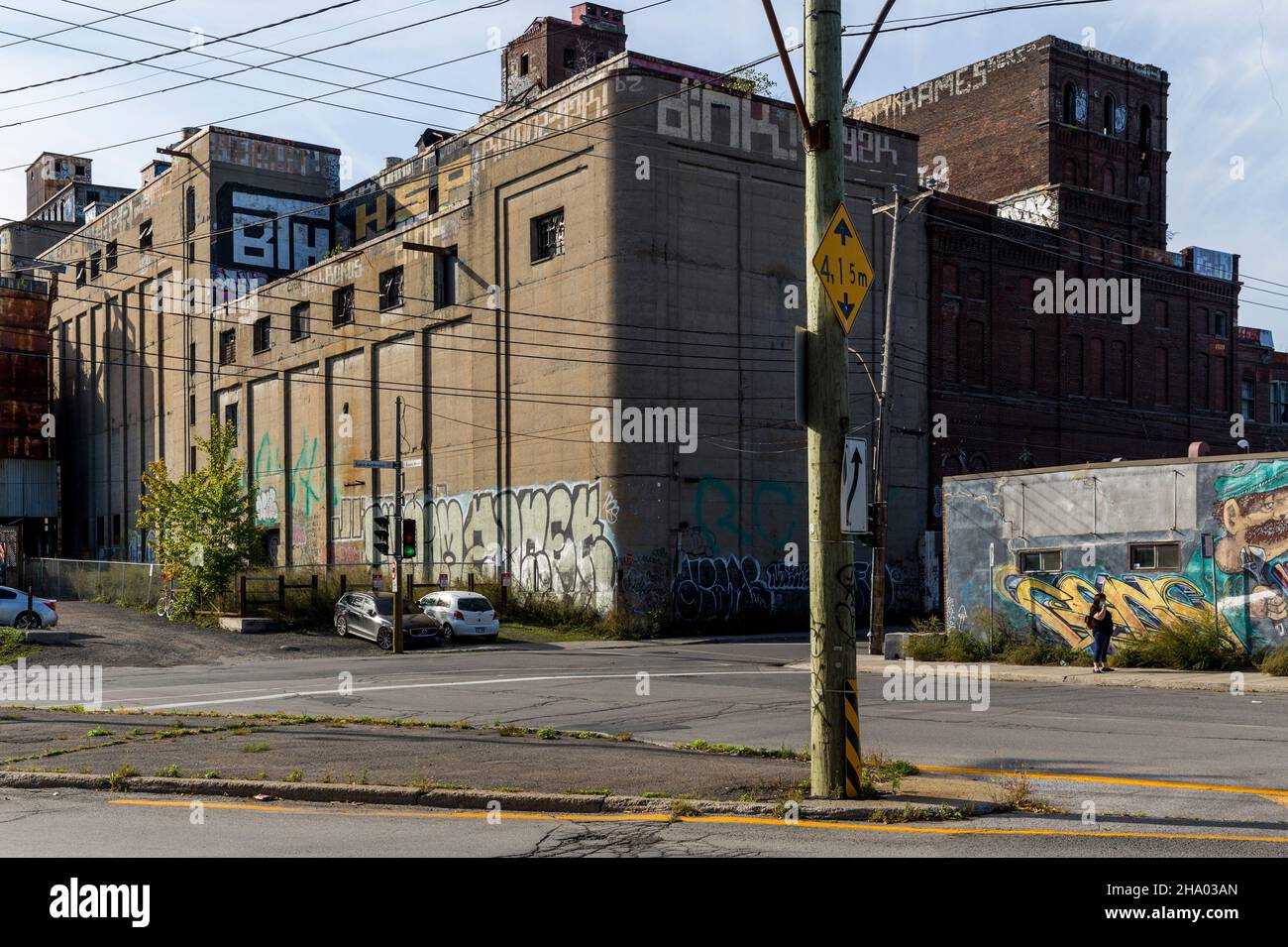 The old Malting, an abandoned industrial building in the SaintHenri