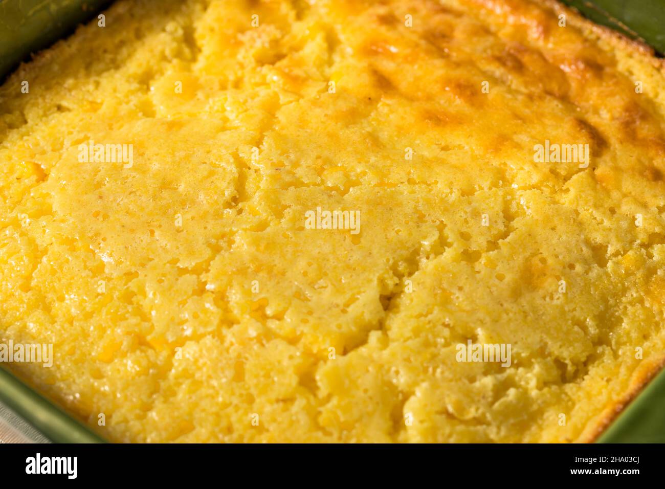 Homemade Corn Pudding Casserole for the Holidays Stock Photo Alamy