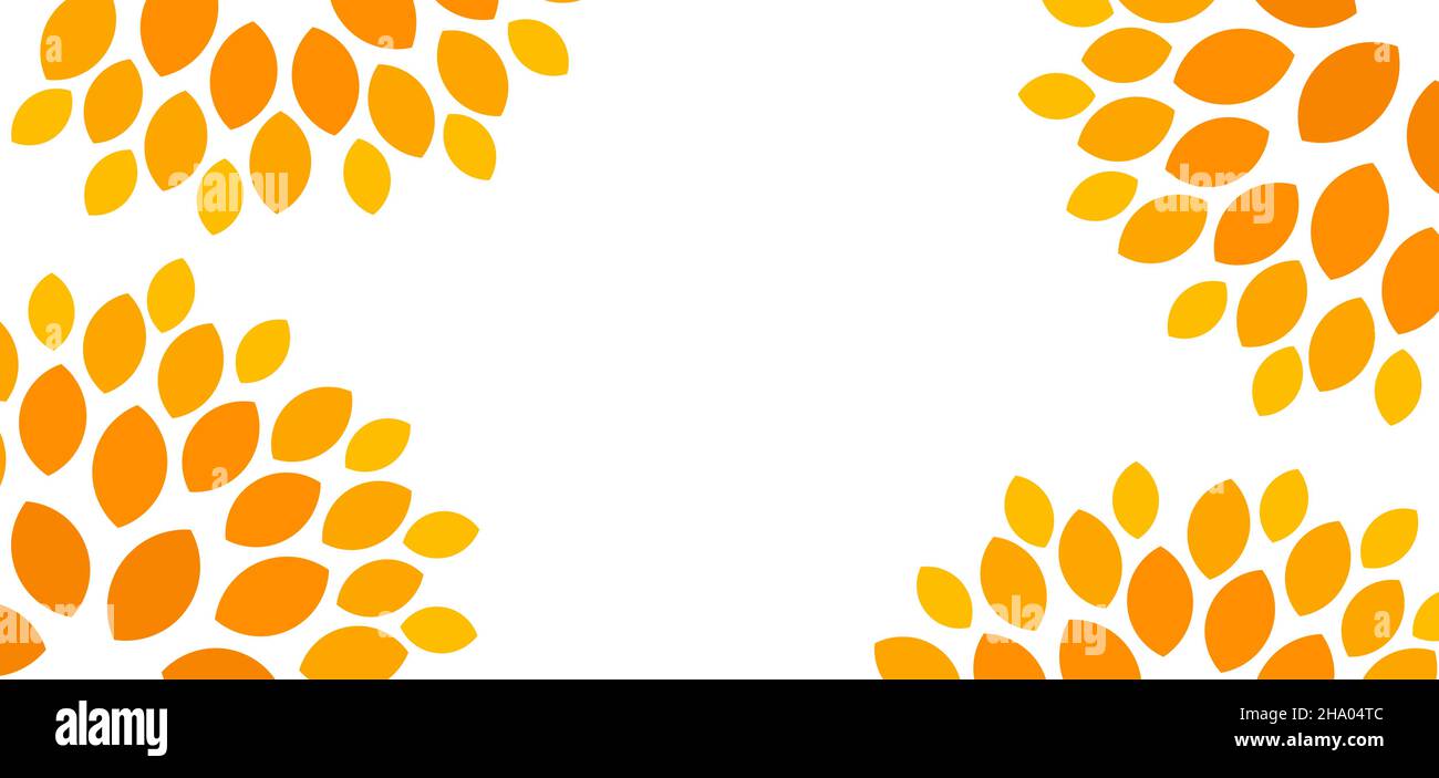 Autumn leaves banner background. Vector illustration Stock Vector Image ...