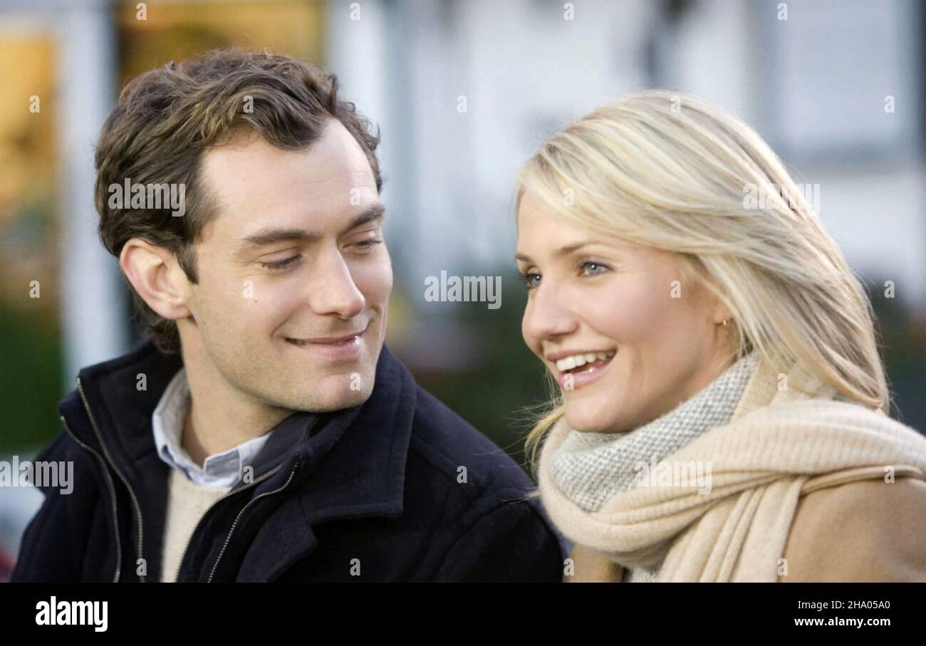 THE HOLIDAY 2006 Sony Pictures Releasing film with Cameron Diaz and Jude Law Stock Photo