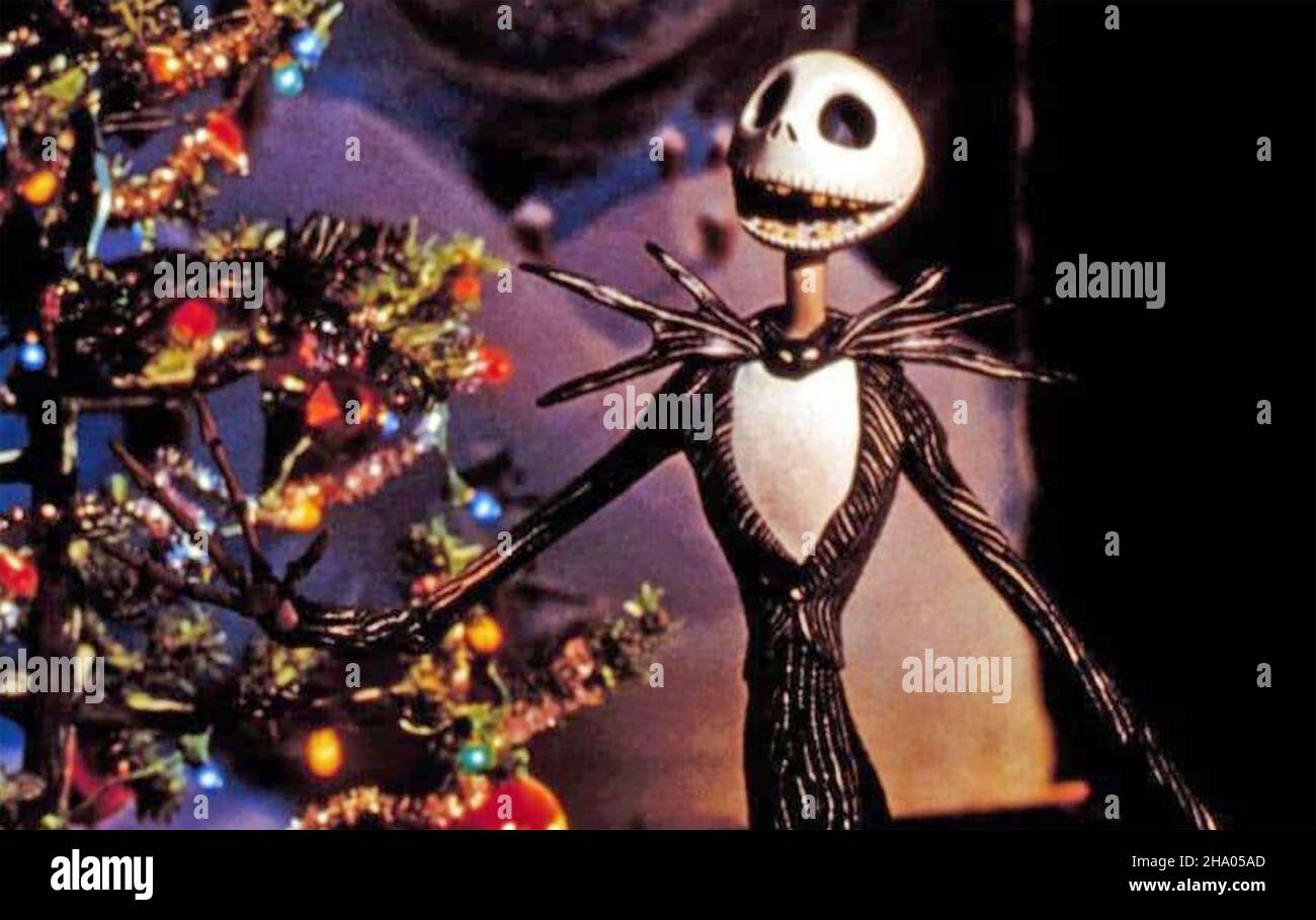 THE NIGHTMARE BEFORE CHRISTMAS (aka Tim BUrton's Nightmare Before Christmas) 1993 Buena Vista Pictures Distribution animation Stock Photo