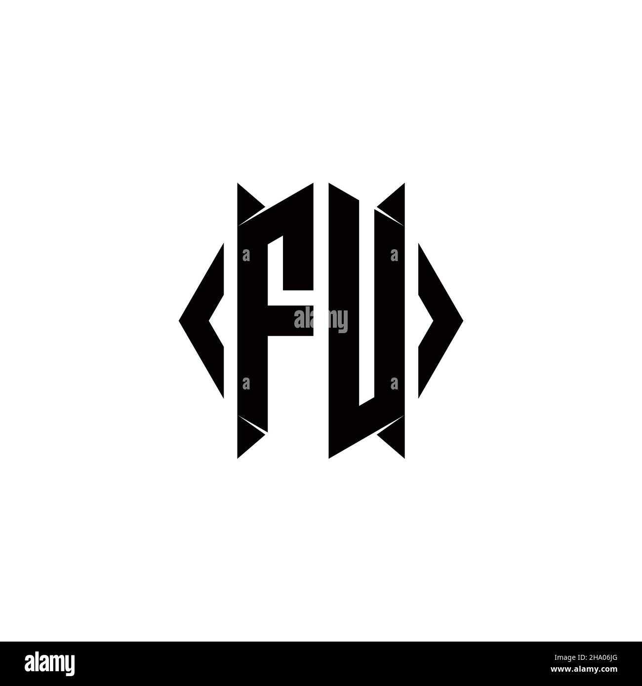 DB Logo monogram with shield shape designs template vector icon modern Stock Vector