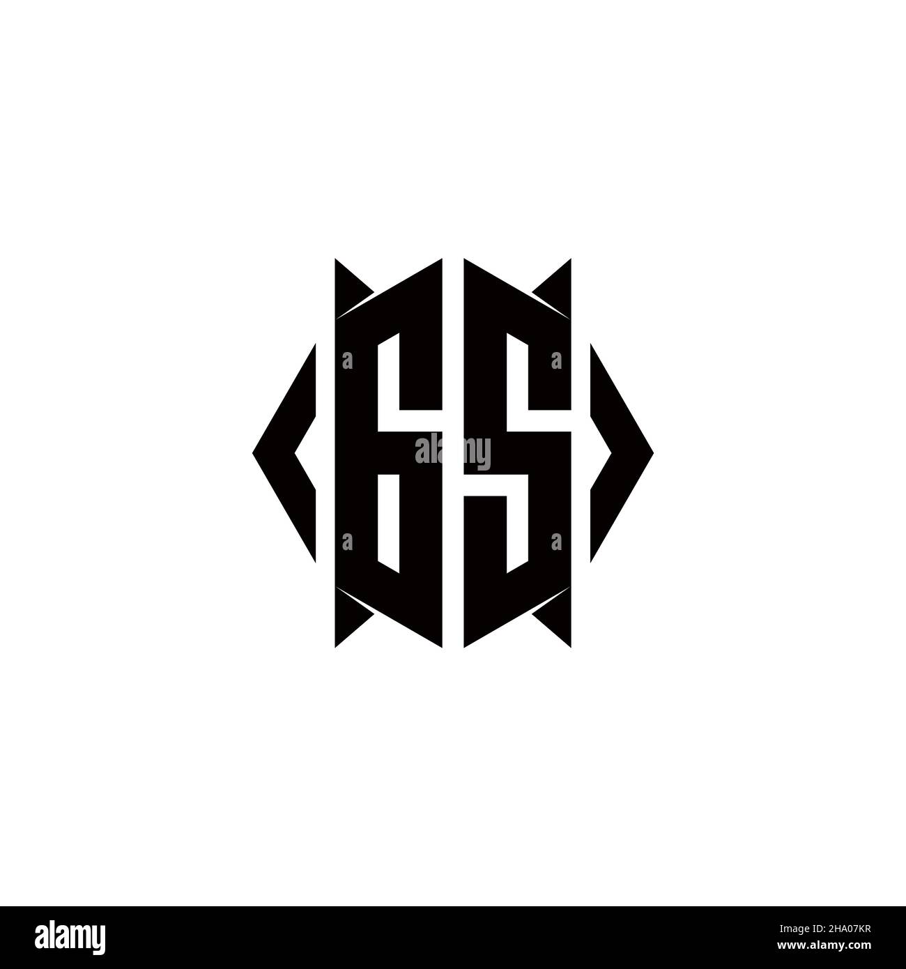 EA Logo monogram with shield shape designs template vector icon modern Stock Vector