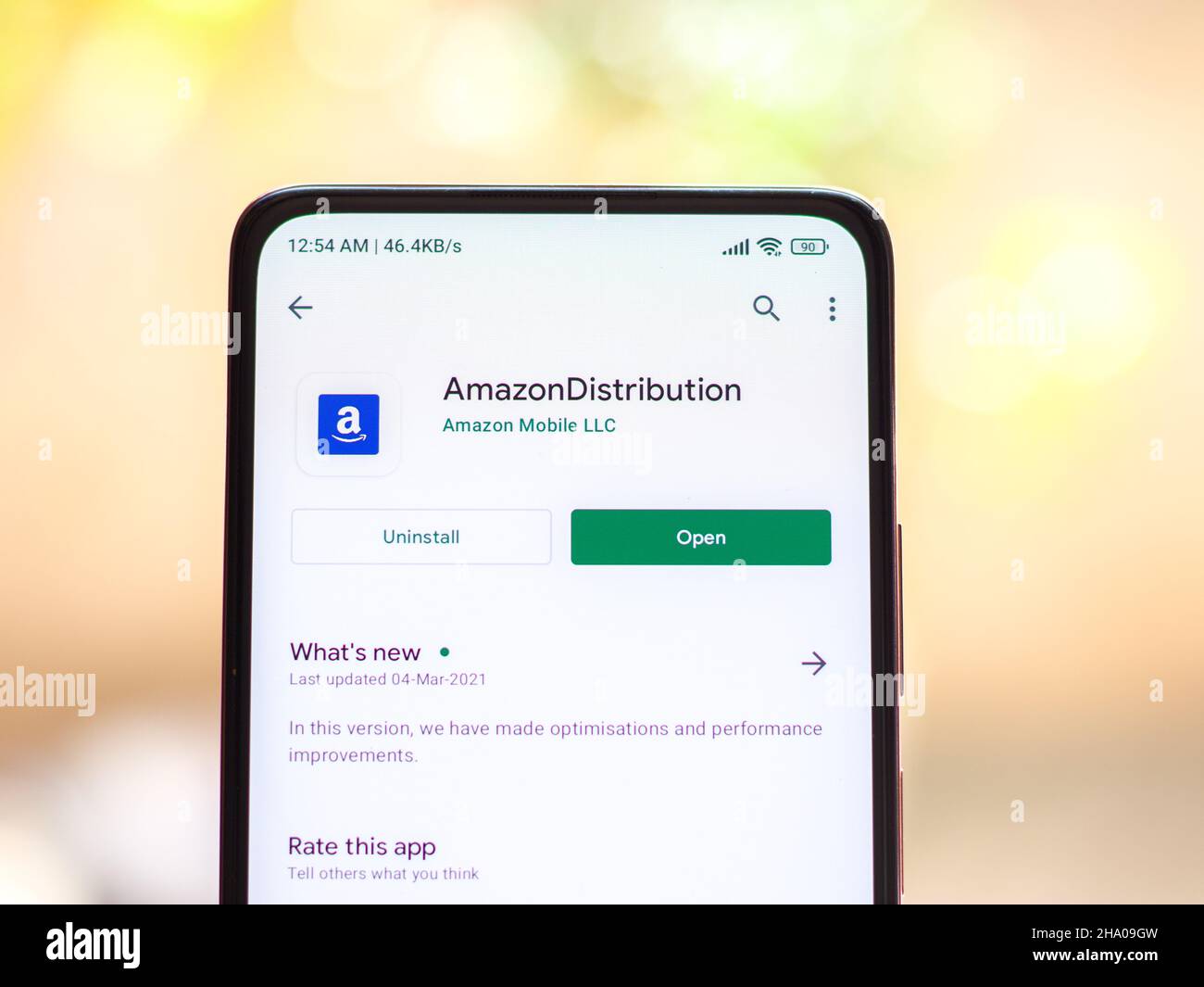 West Bangal, India - December 05, 2021 : Amazon distributor logo on ...