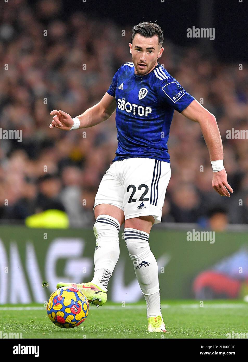 Jack Harrison of Leeds United Tottenham Hotspur v Leeds United