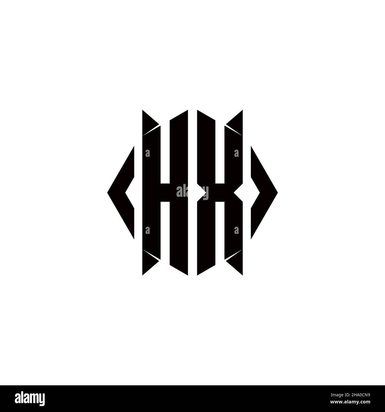 FC Logo monogram with shield shape designs template vector icon modern Stock Vector