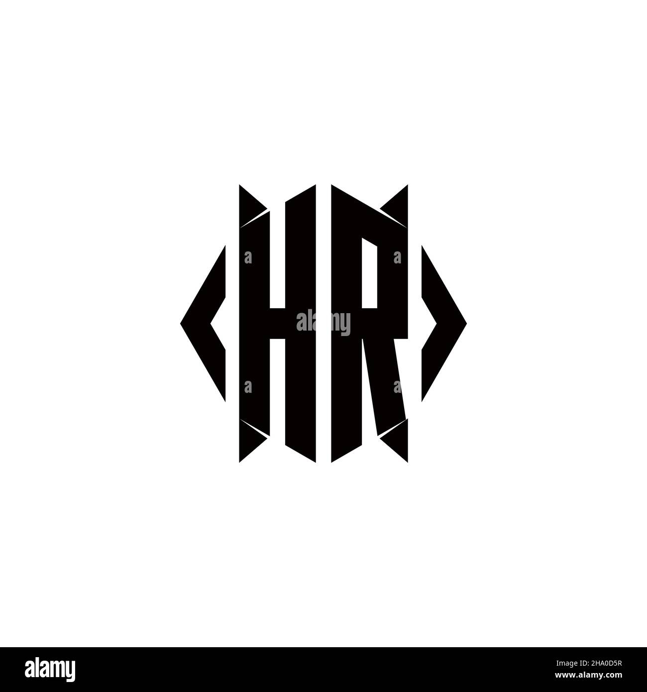 EZ Logo monogram with shield shape designs template vector icon modern Stock Vector