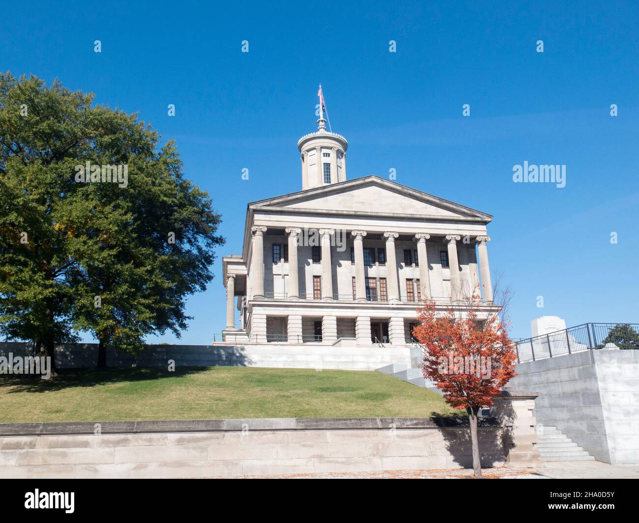 Tennesse State Capitol building, Nashville TN Stock Photo