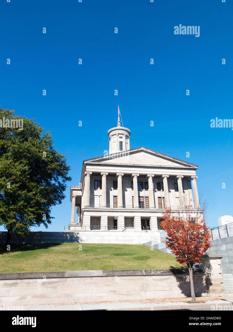 Tennesse State Capitol building, Nashville TN Stock Photo