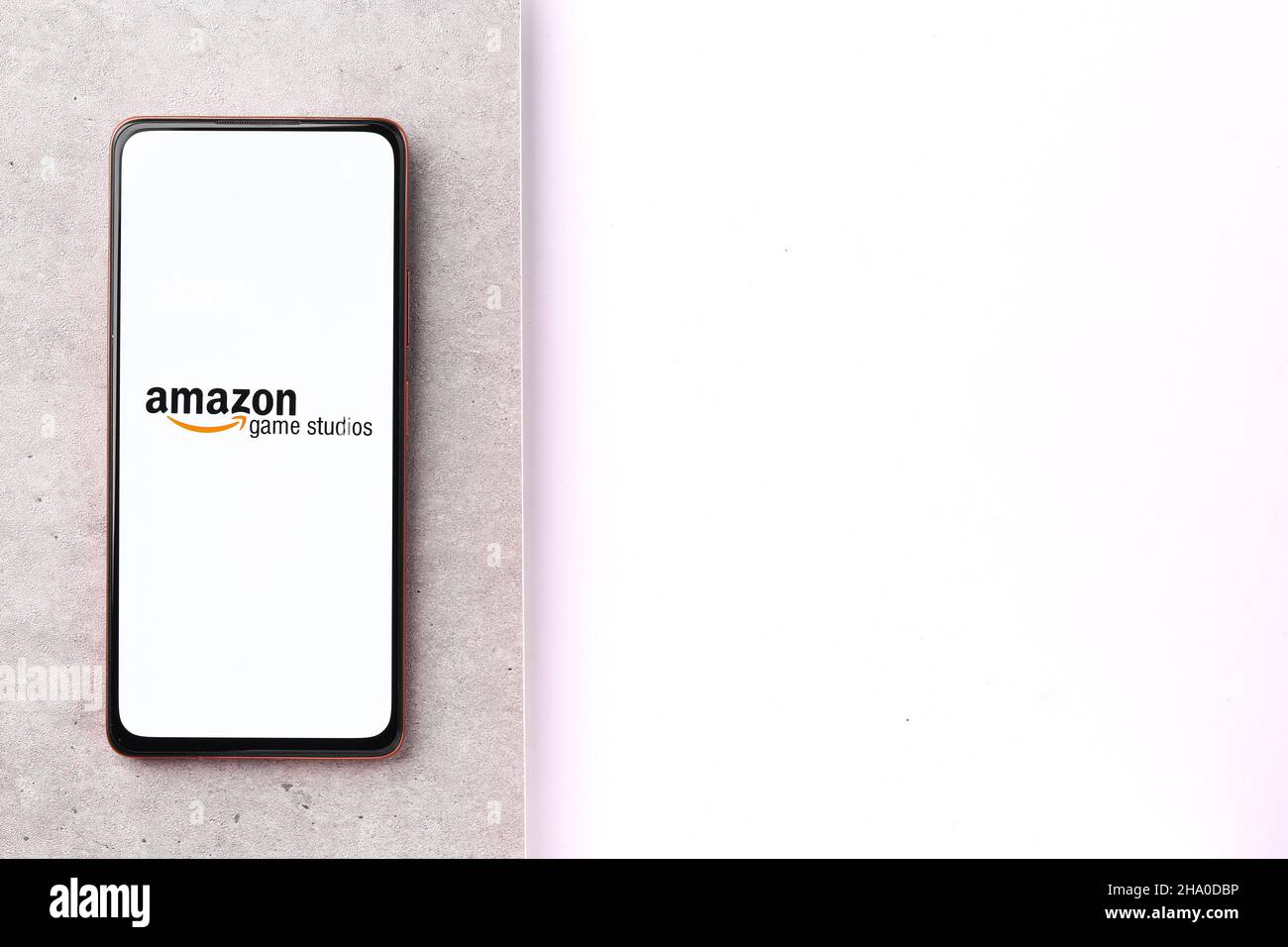 West Bangal, India December 05, 2021 Amazon Game Studios logo on