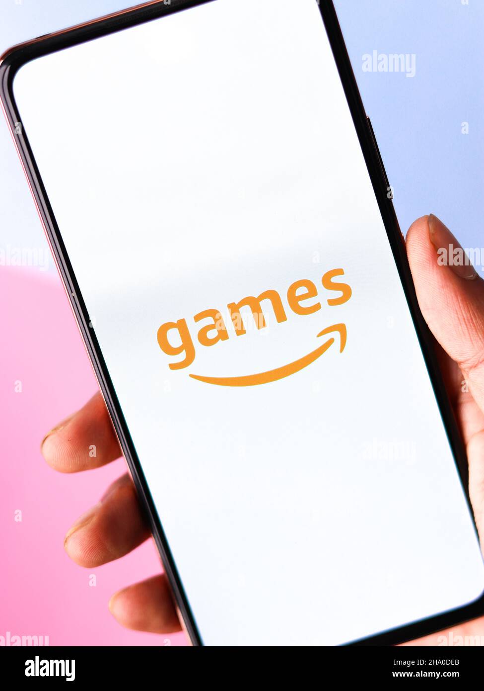 West Bangal, India December 05, 2021 Amazon Game Studios logo on