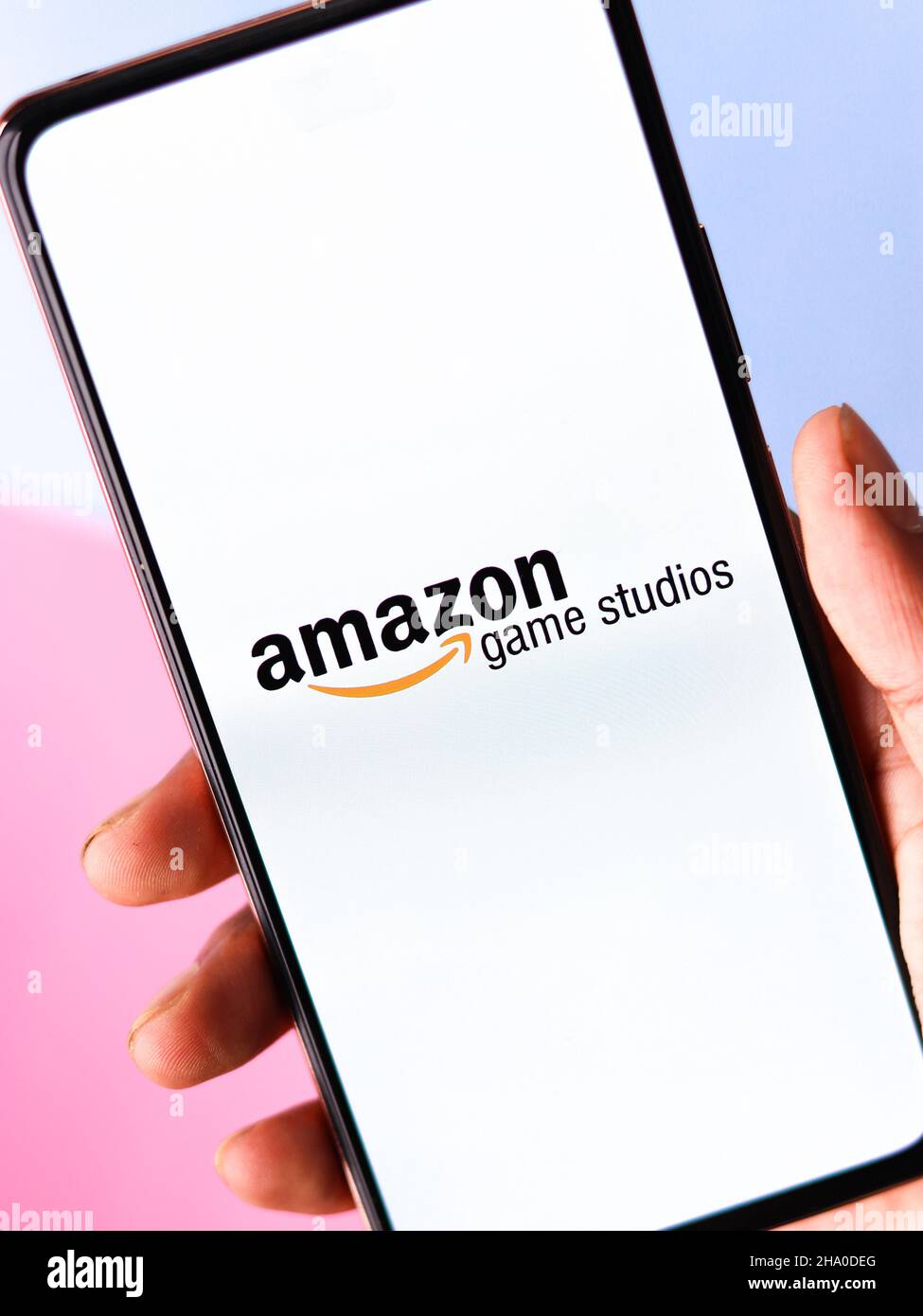 West Bangal, India December 05, 2021 Amazon Game Studios logo on