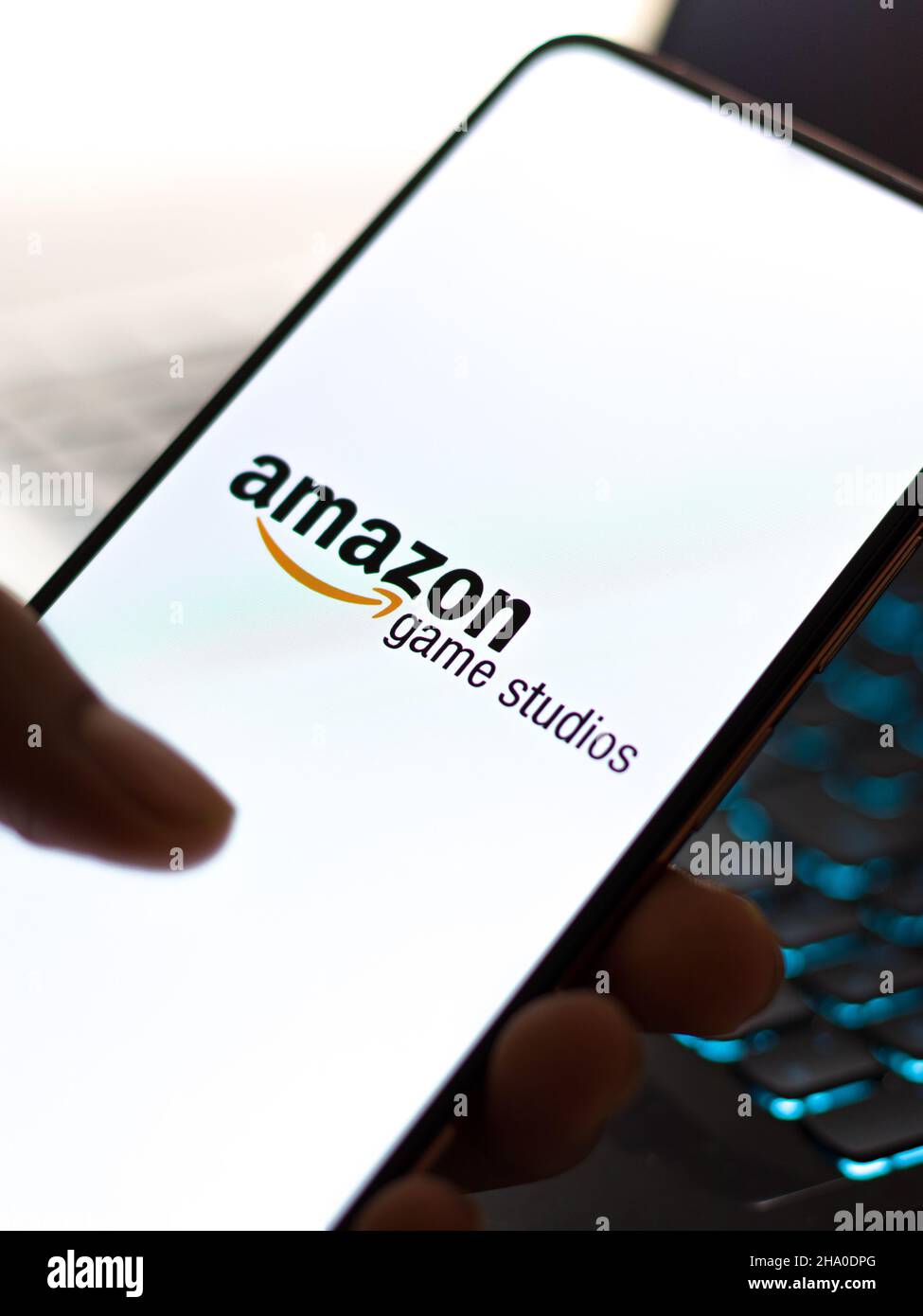 West Bangal, India December 05, 2021 Amazon Game Studios logo on