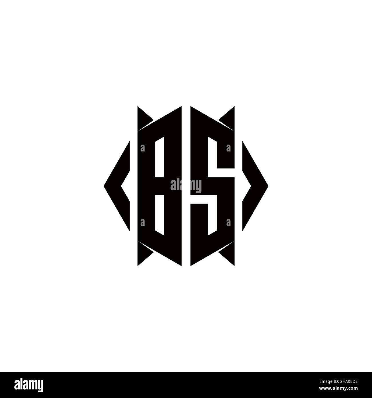 Letter bs vector vectors hi-res stock photography and images - Alamy
