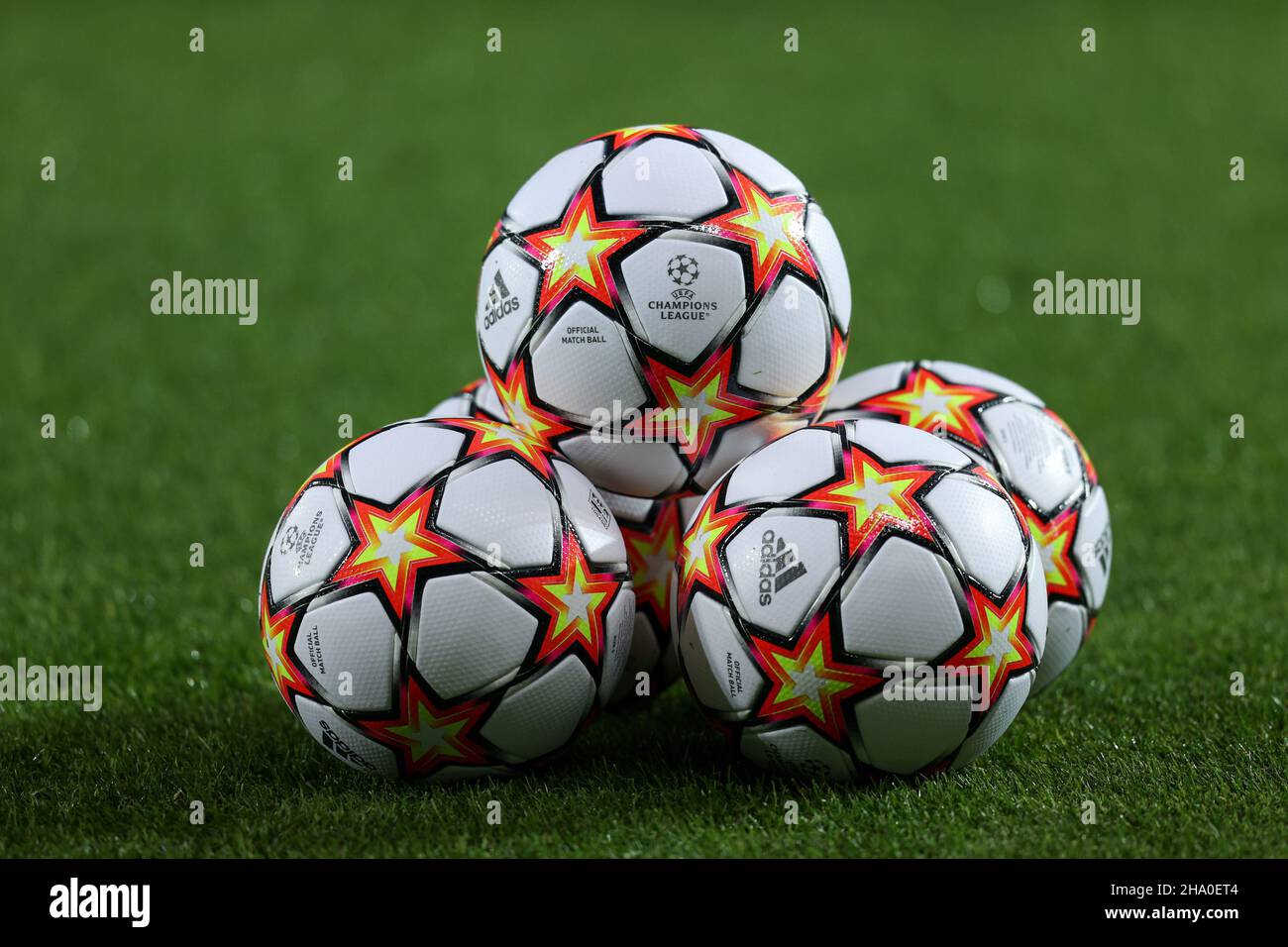 General view of an official adidas champions league match ball hi-res stock  photography and images - Alamy