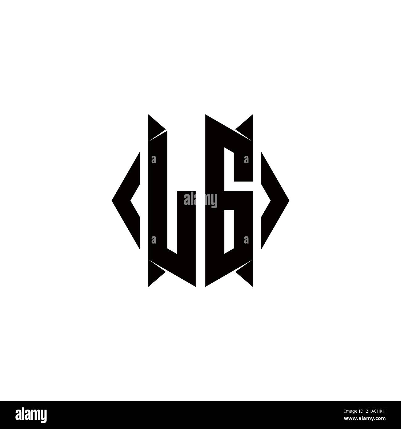 LF Logo monogram with shield shape designs template vector icon modern Stock Vector