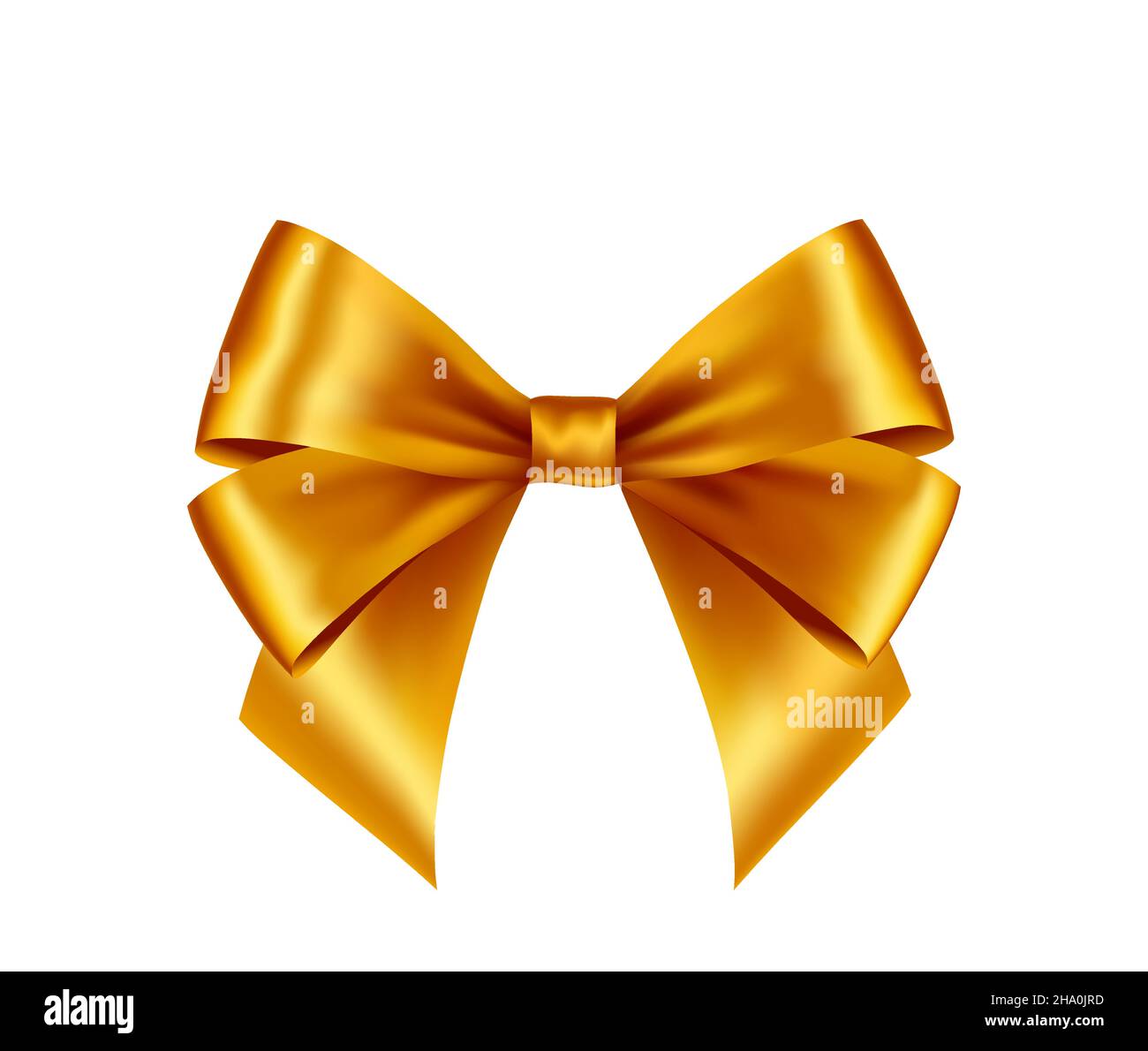 Shiny color satin ribbon on white background Stock Vector Image & Art ...