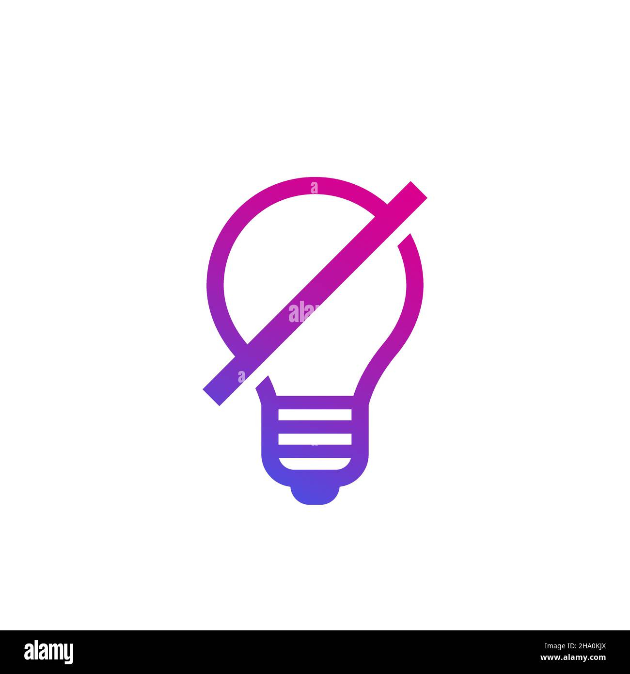 Light off icon on white Stock Vector Image & Art Alamy