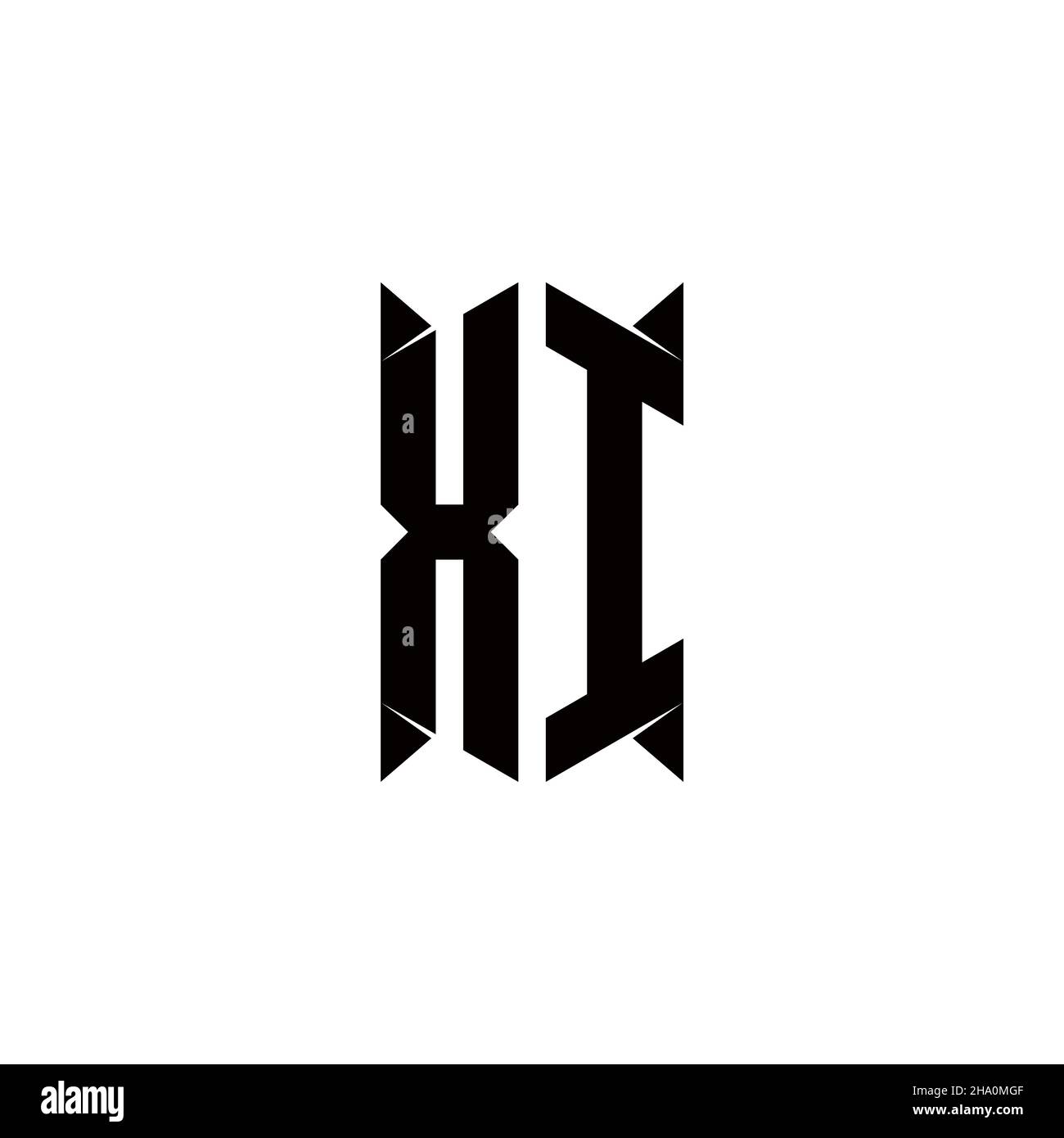 OG Logo monogram with tirangle shape isolated on black background ...