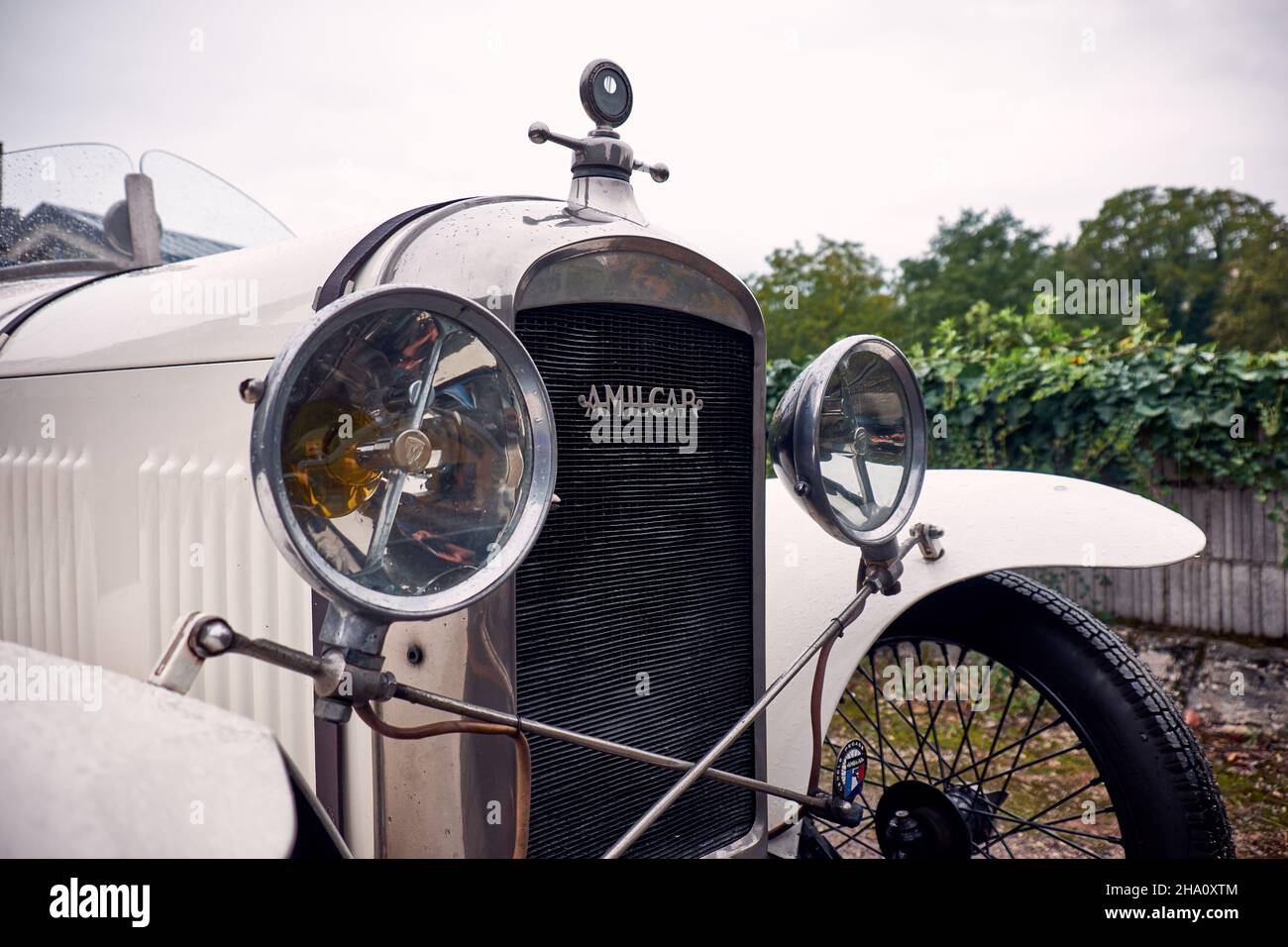 Amilcar vintage roadster front view Stock Photo