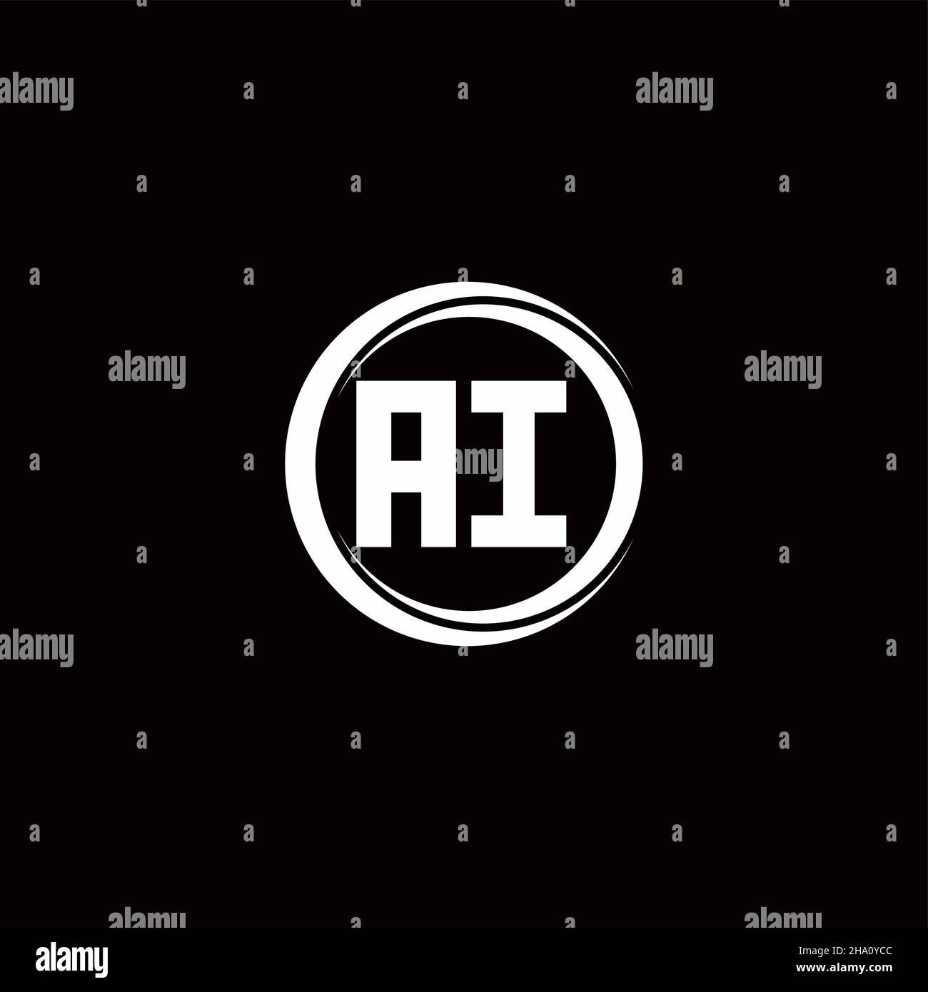 Ai letter logo Stock Vector Images - Alamy