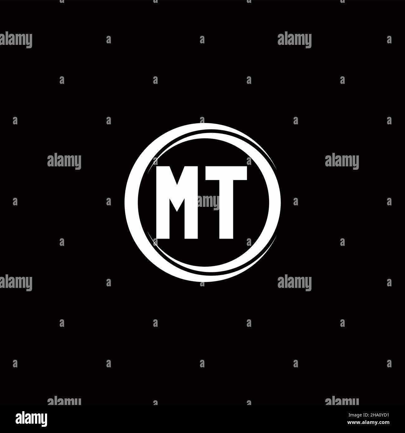 Initial MT letter Logo Design vector Template. Abstract Letter MT logo  Design Stock Vector Image & Art - Alamy