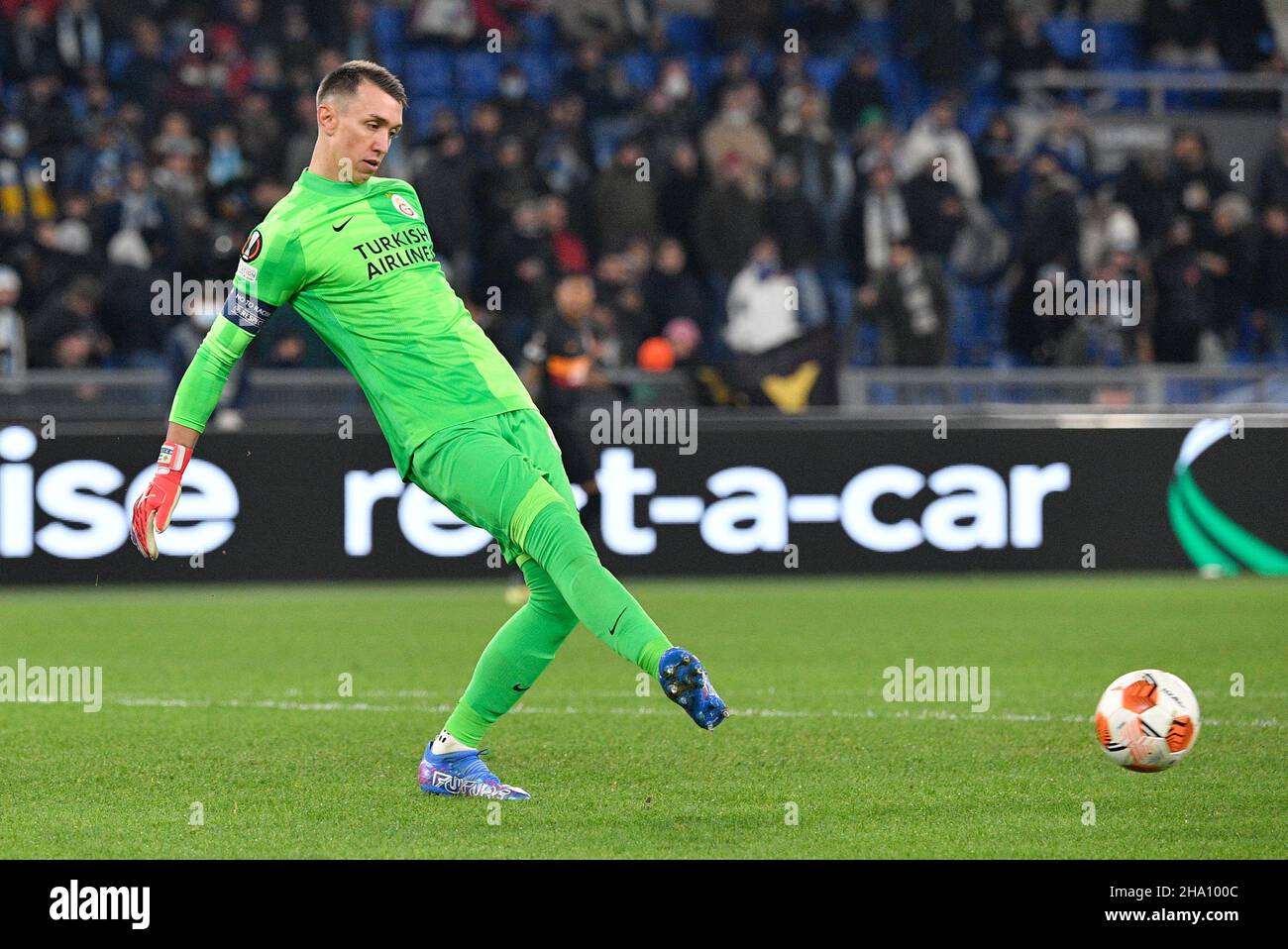 Rome, Italy. 09th Dec, 2021. Fernando Muslera (Galatasaray) during the UEFA Europa League football match between SS Lazio and Galatasaray at The Olympic Stadium in Rome on 09 December 2021. Credit: Live Media Publishing Group/Alamy Live News Stock Photo