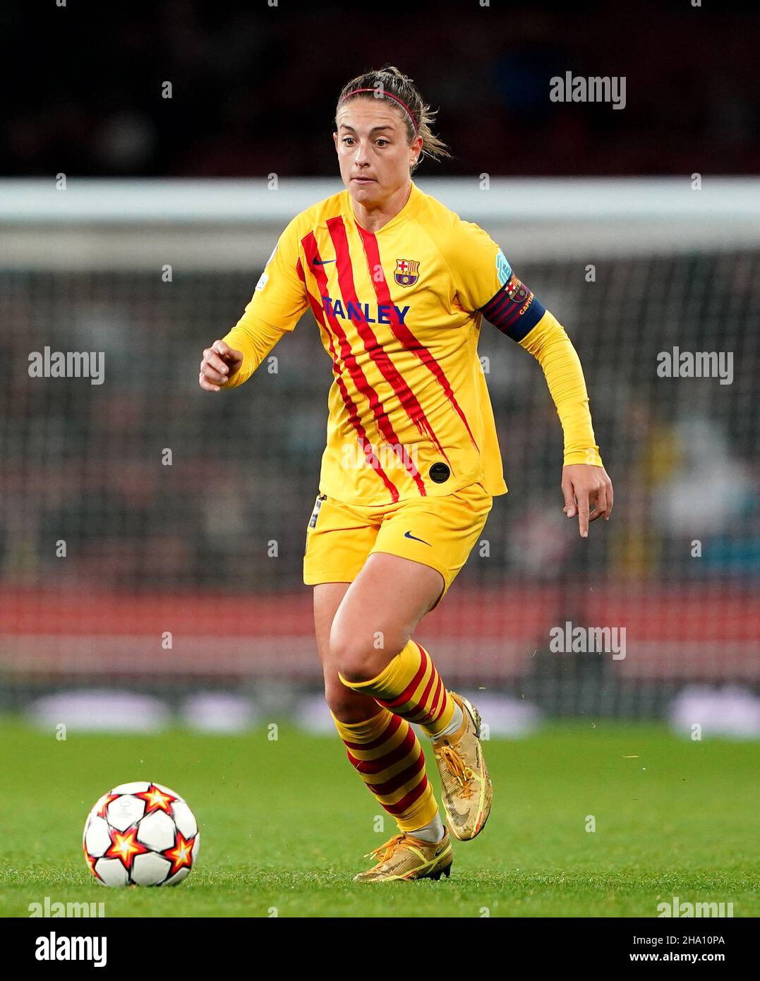 Barcelona's Alexia Putellas Segura during the UEFA Women's Champions League, Group C match at Emirates Stadium, London. Picture date: Thursday December 9, 2021. Stock Photo