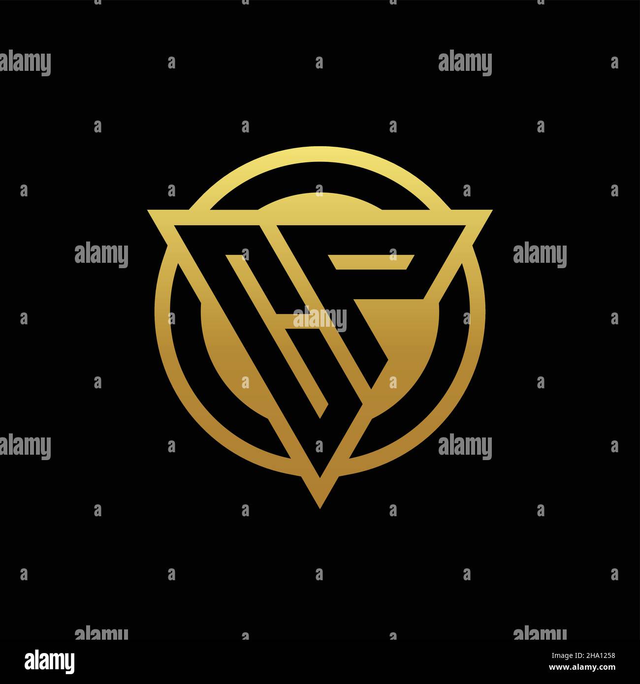 CP logo monogram with triangle shape and circle rounded style isolated ...