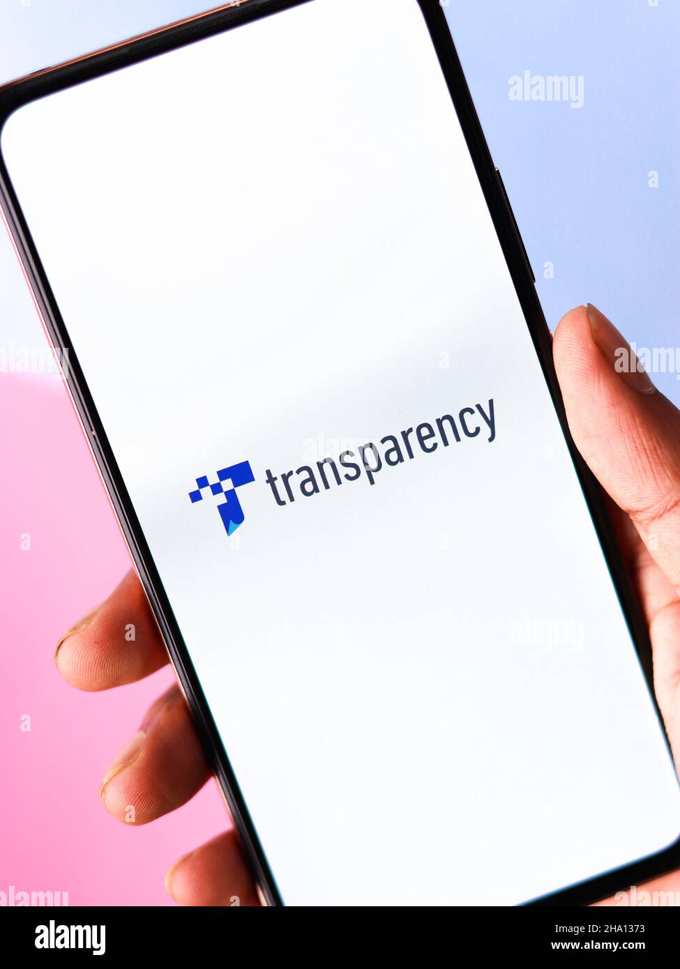 West Bangal, India - December 05, 2021 : Amazon Transparency logo on ...