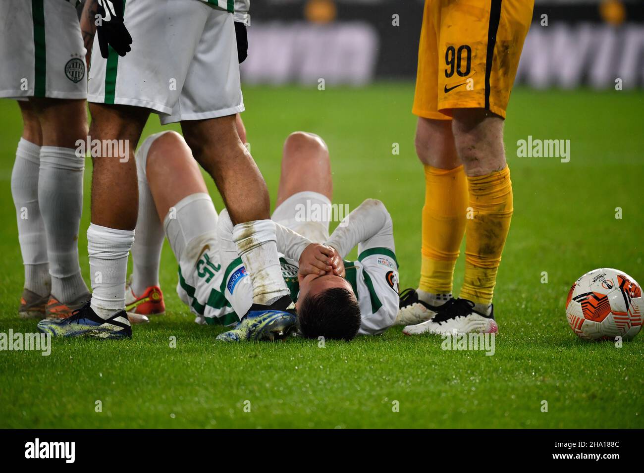 Budapest, Hungary, 18th Feb 2023, Ferencvaros TC draws 1-1 with Kecskemeti  TE in the Groupama Arena, Balint SZENTGALLAY / Alamy Live News Stock Photo  - Alamy