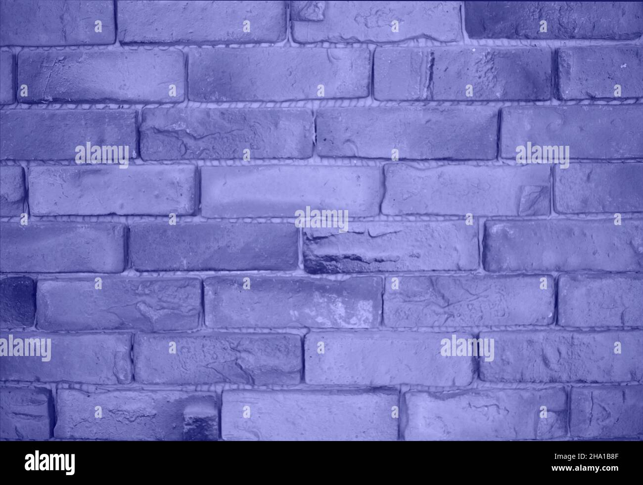 the color of 2022 is very peri. brick wall is a great background for ...
