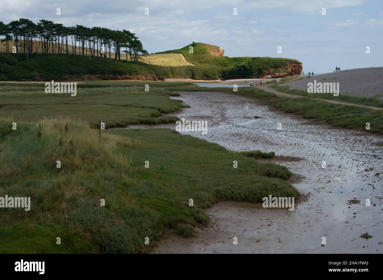 Budleigh Salterton, Devon, England Stock Photo Alamy