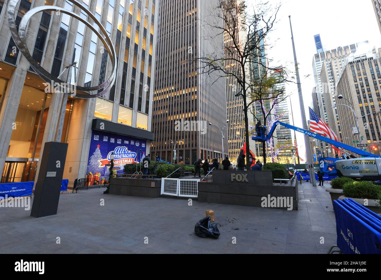 New York, N.Y/USA 9th Dec. 2021 The damage left after a man