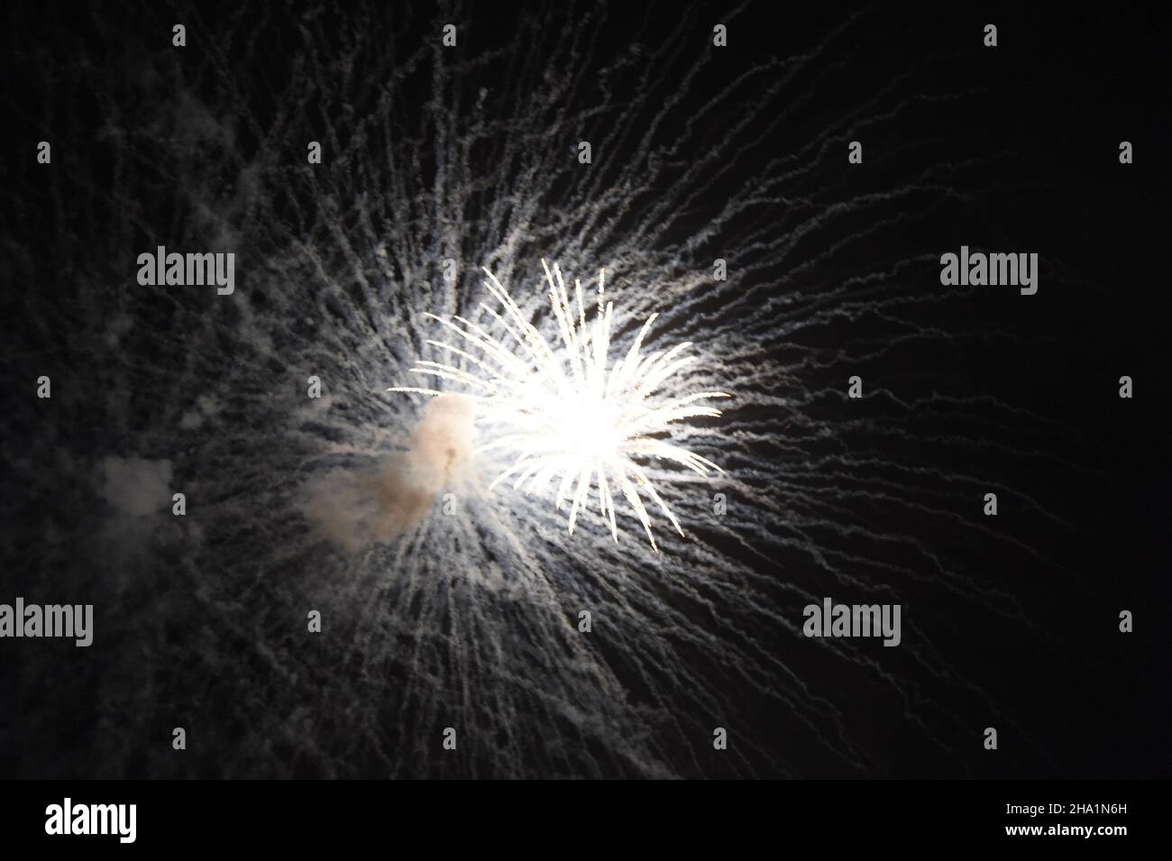 Rockets fireworks ground hi-res stock photography and images - Alamy