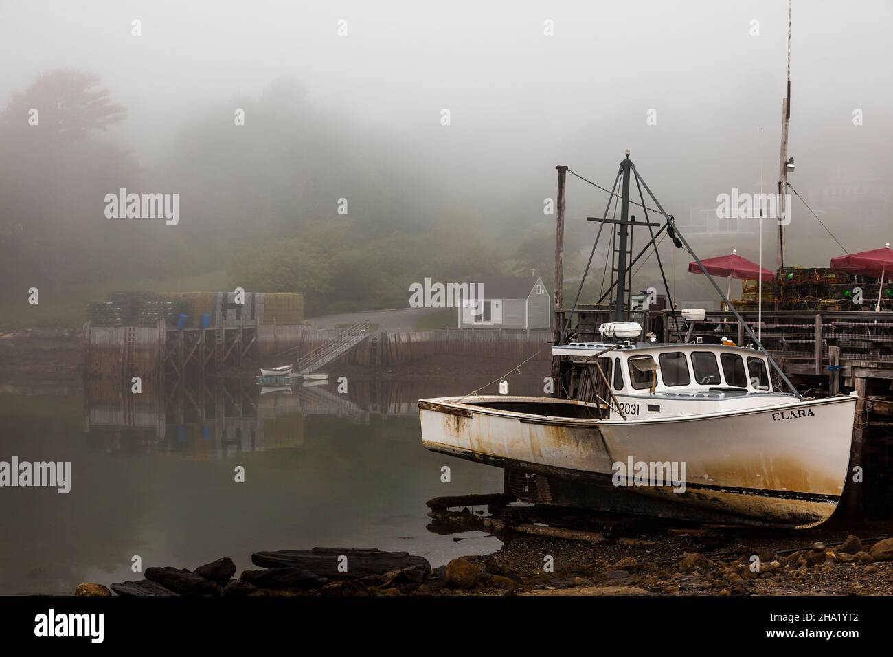 Boats Round Pond, Maine, USA Stock Photo Alamy