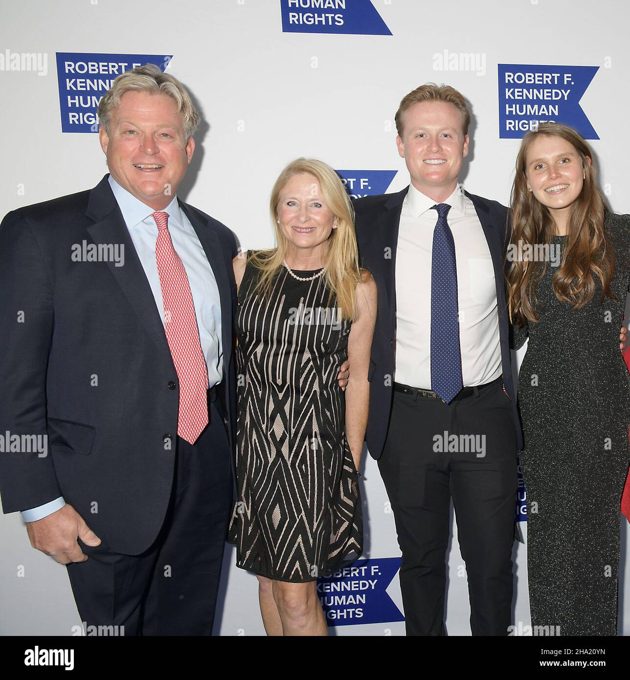 Ted Kennedy, Jr and wife Kiki, son Ted Kenney & Rose Esselstyn attend
