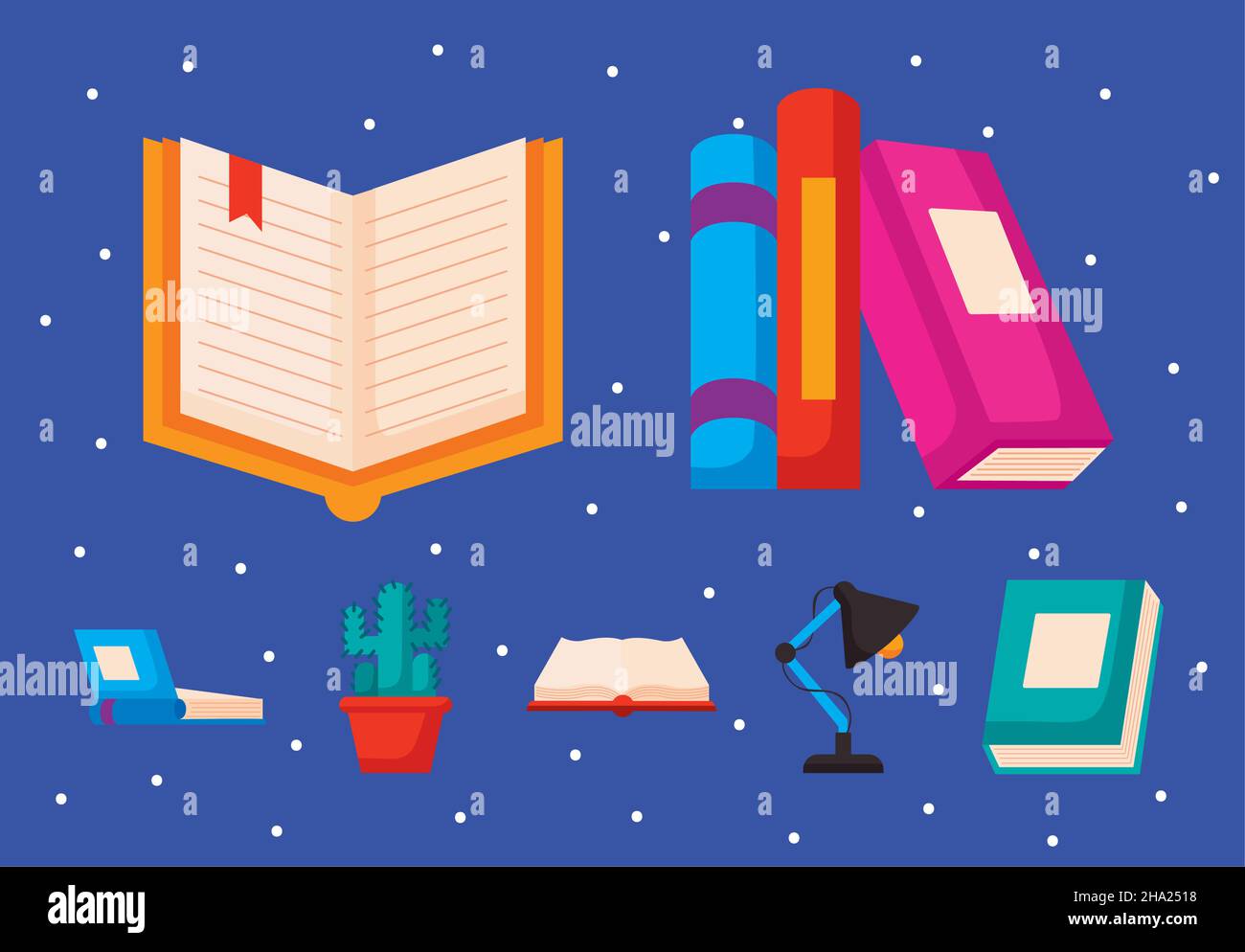 seven books universe set icons Stock Vector Image & Art - Alamy