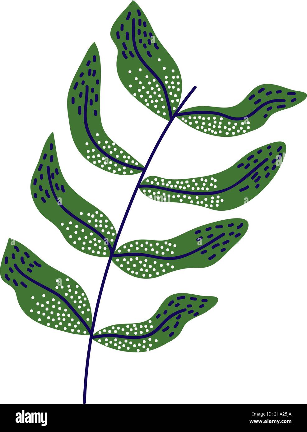 branch with leafs nature icon Stock Vector Image & Art - Alamy