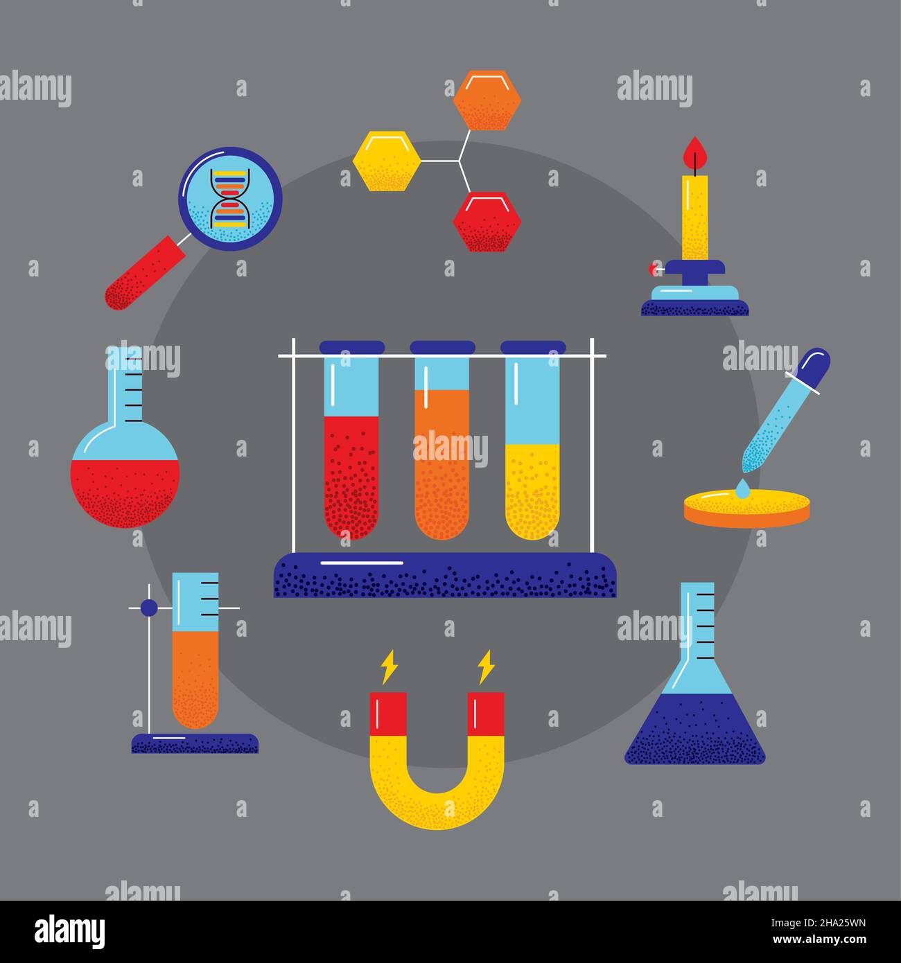 dna study set nine icons Stock Vector Image & Art - Alamy
