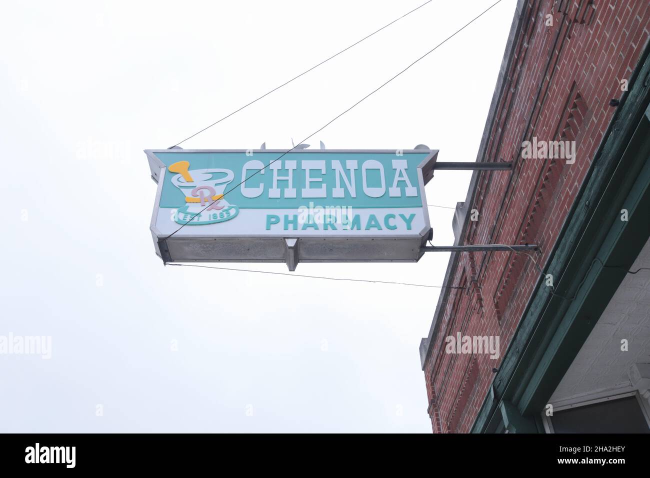 Chenoa, Il, USA Chenoa Pharmacy Stock Photo Alamy