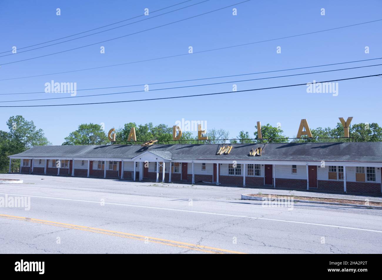 Gray Summit, Missouri, MO, USA On Route 66 the Gardenway Motel still