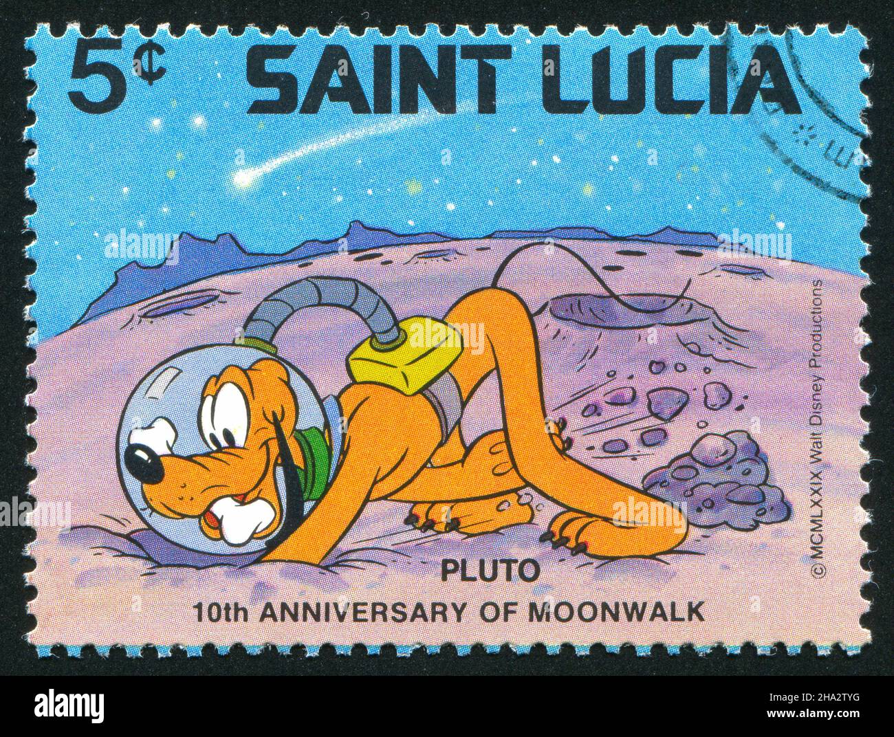 Pluto disney stamp hi-res stock photography and images - Alamy