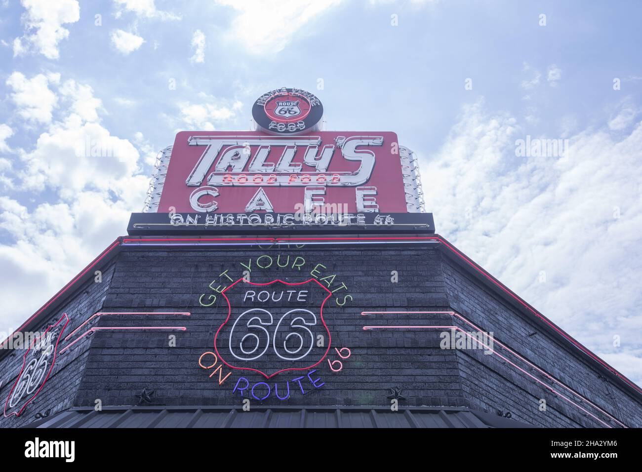 Tulsa, Oklahoma ,Tally's Good Food Café Stock Photo Alamy
