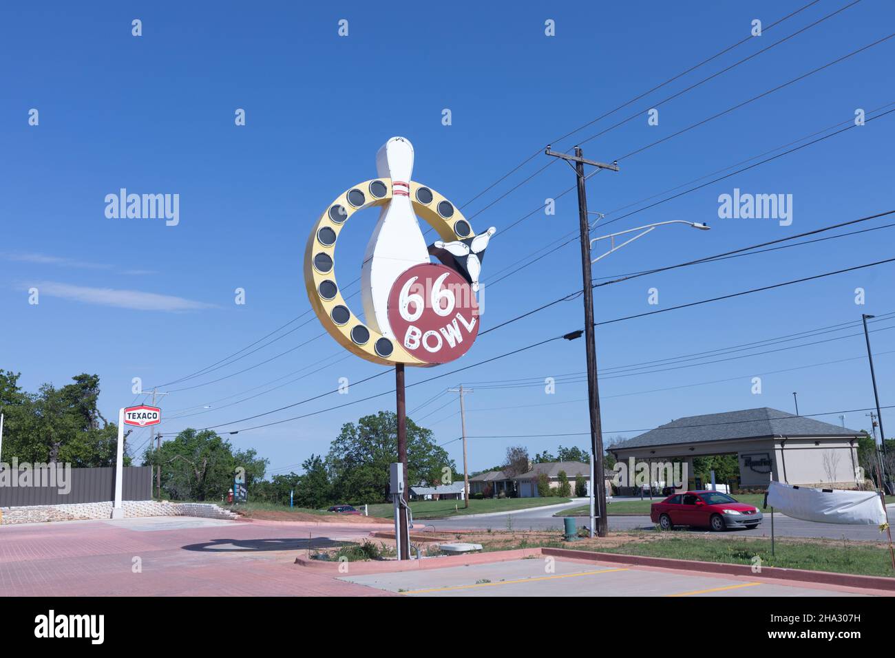 Route 66 bowl sign hires stock photography and images Alamy