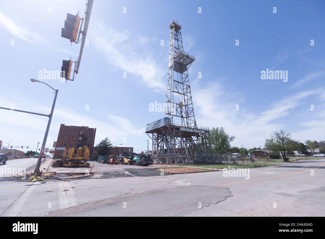 Elk City, Oklahoma, USA, Parker Drilling Rig 114 Stock Photo Alamy