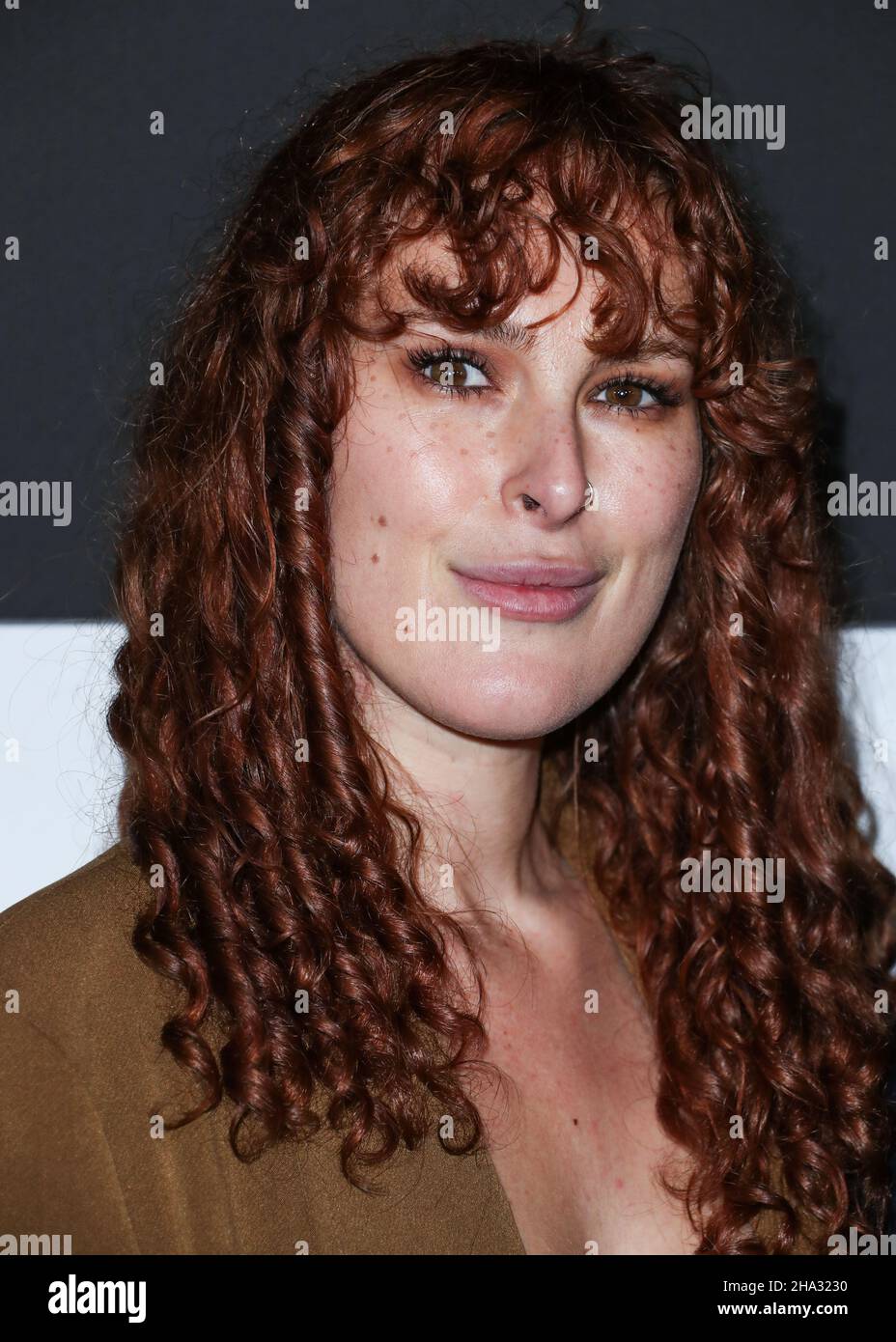 actress with frizzy red hair